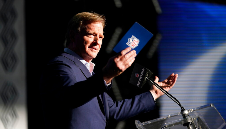 Roger Goodell NFL Draft 2022